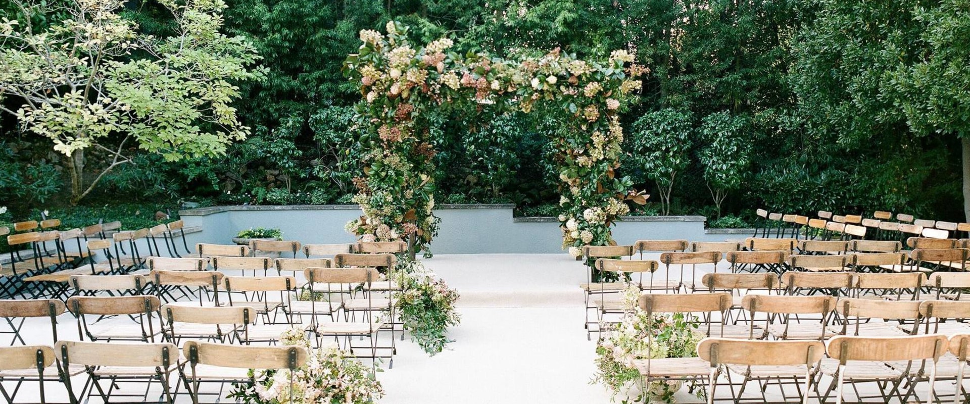 What is the seating order for a wedding ceremony?