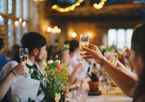 What is the timeline for a wedding reception?